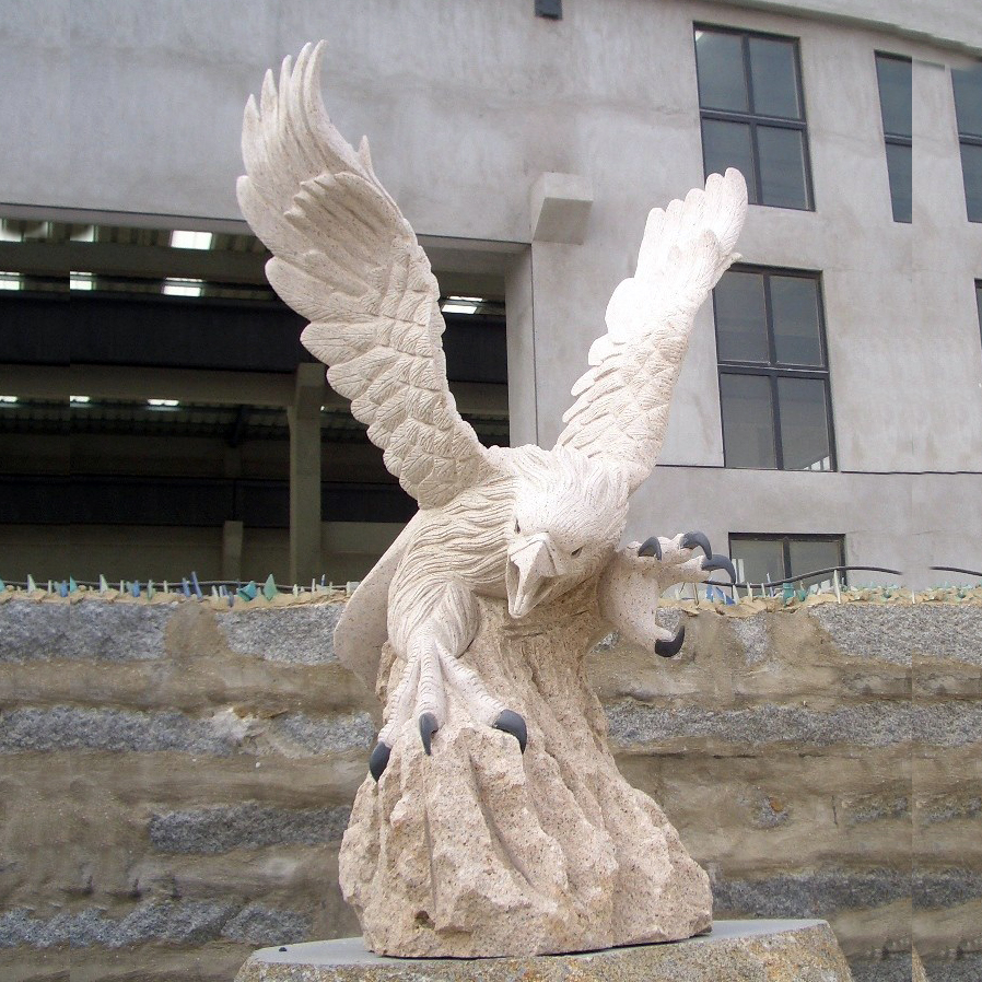 eagle stone sculpture